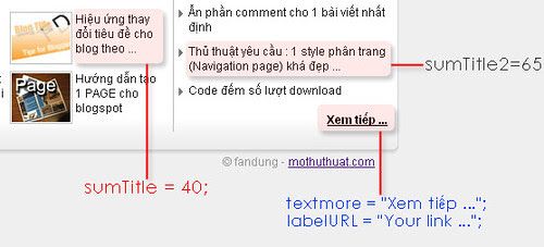 Tiện ích Recent posts đẹp cho Blogger