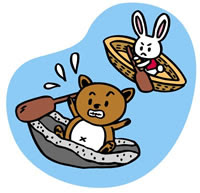 カチカチ山 福娘童話集 きょうの日本昔話