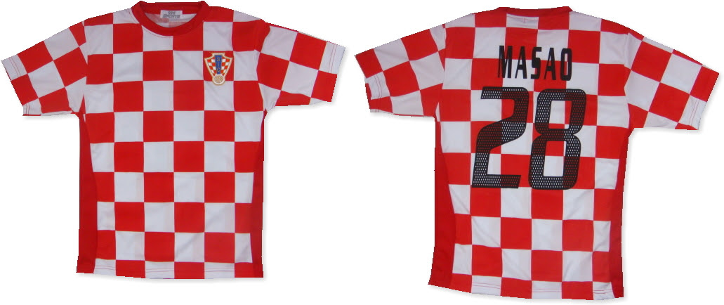 クロアチア代表のサッカーユニフォーム上下セットチームオーダーが激安 ご注文はサッカーショップサンテイク Sample673