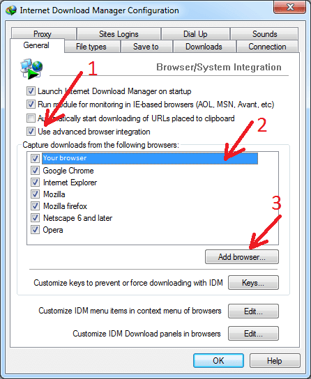 IDM integration into my browser does not work. What should I do? Download panel for video is not ...