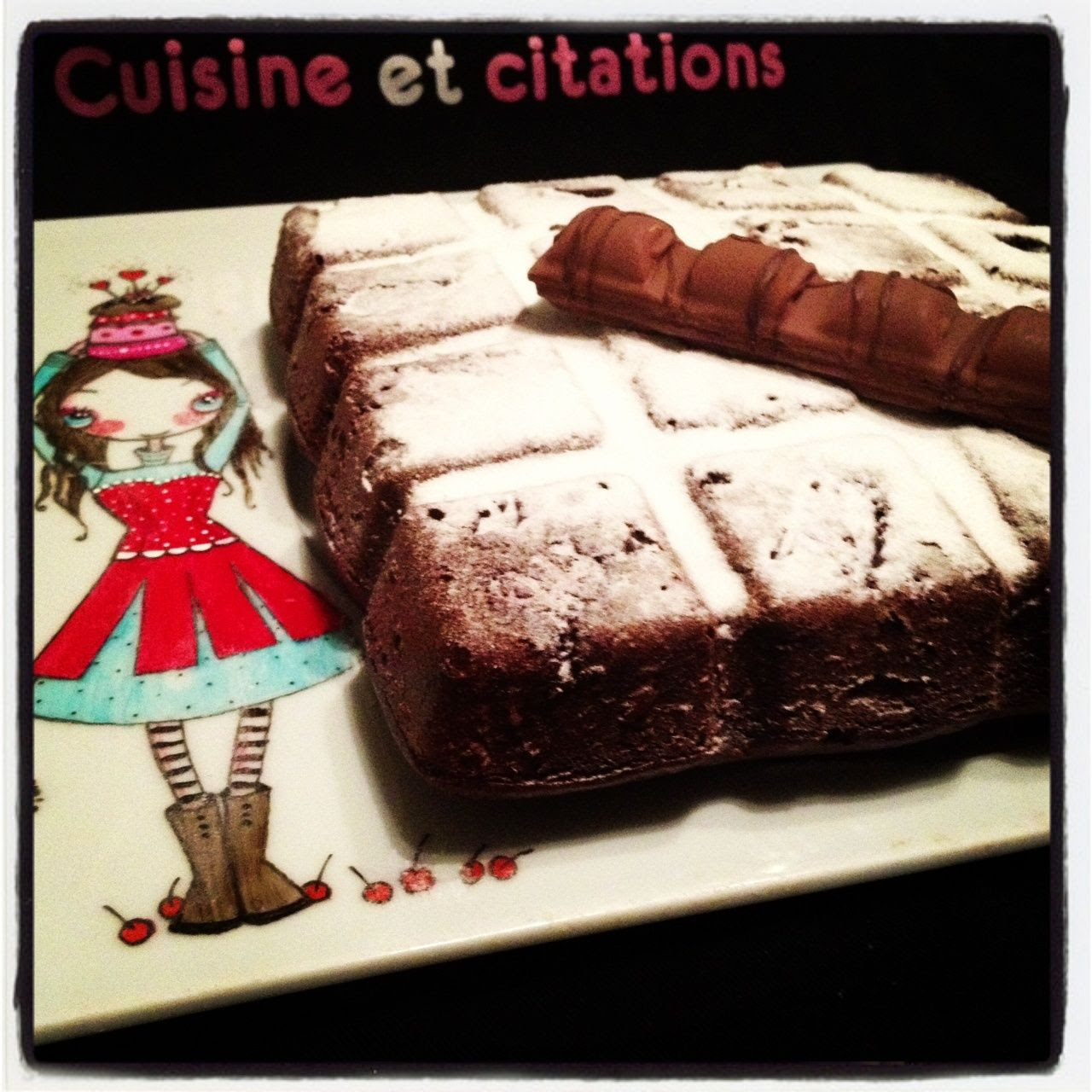 Mon Gateau Fondant Au Chocolat Et Aux Kinder Bueno On Ose La Gourmandise Le Blog De Cuisineetcitations Leblog