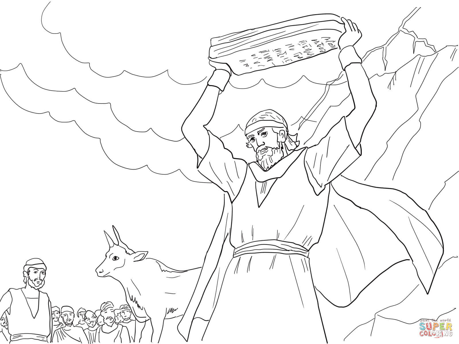 Ten Commandments Coloring Pages Free Coloring Pages