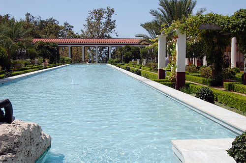 getty villa - pool