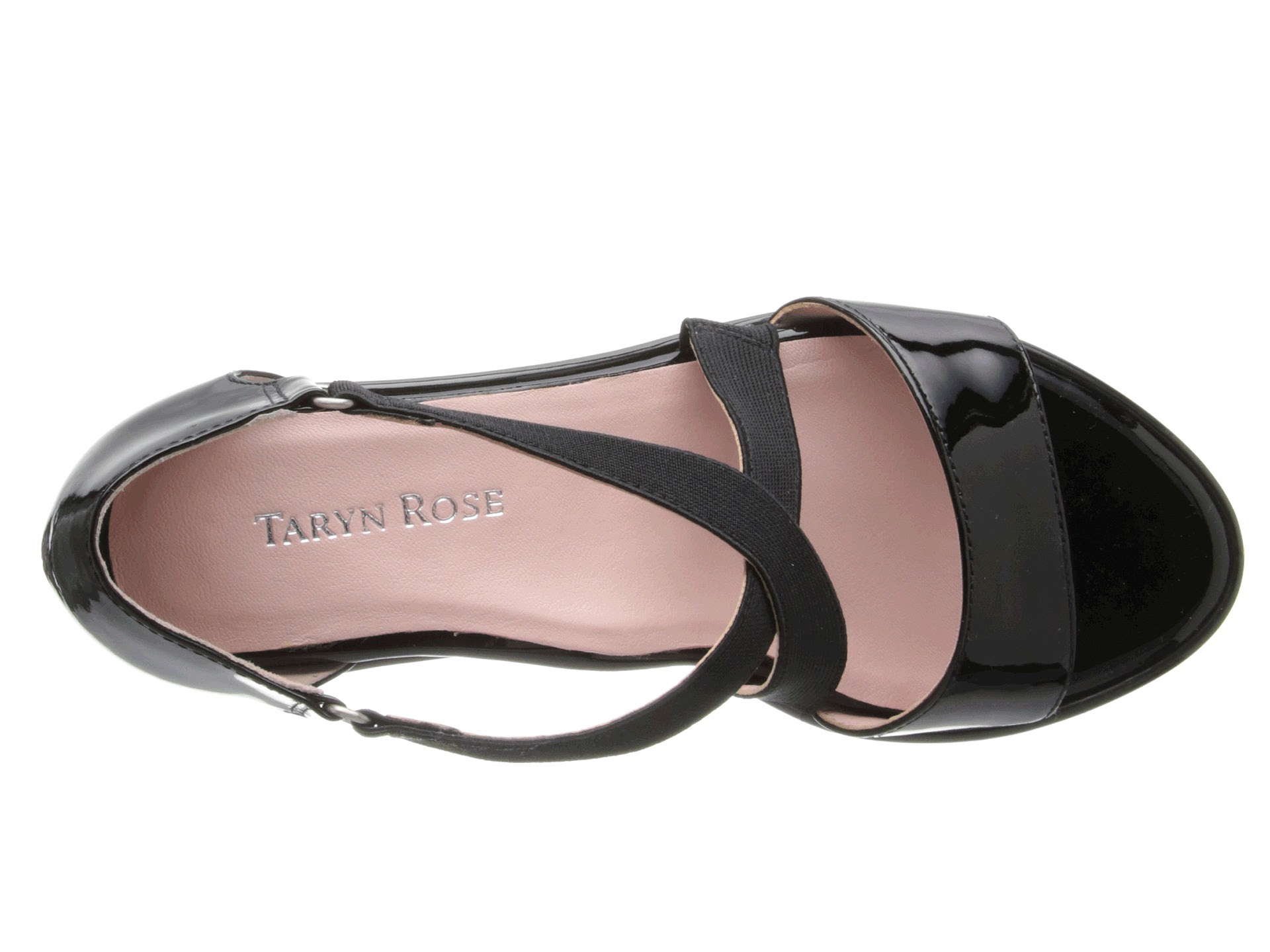 Taryn Rose Maura Black Patent | Shipped Free at Zappos