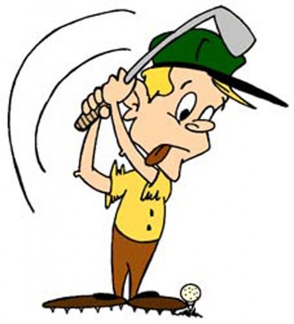 golf swing cartoon. Swinging Golf Tips