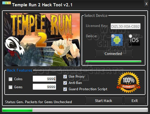 Temple Run 2 Hack