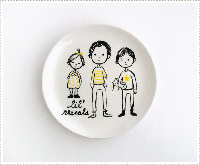MerMagFathersDayPlates1