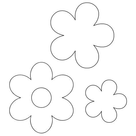 free flower templates printable