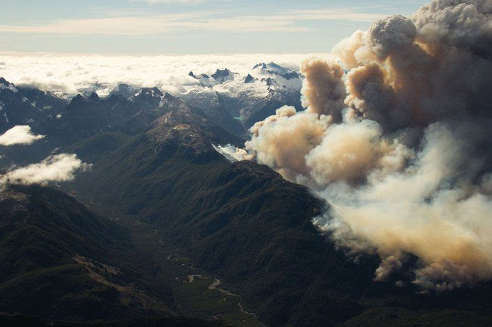 El incendio del bosque en Cholila destruyó 41.000 hectáreas de bosque nativo en tierras milenarias.  