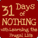 31 days of nothing