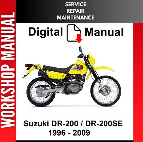 PDF Repair Manual For 2009 Suzuki Dr200