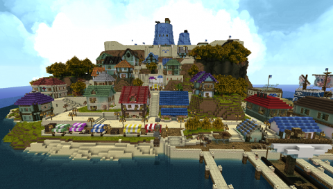 再現 One Pieceシェルズタウン World Minecraft 日本マイクラ総合サイト