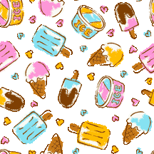 かすれタッチアイスクリーム No 127 クレヨンタッチアイスの壁紙用イラスト 条件付フリー素材集 スマホなど携帯電話対応