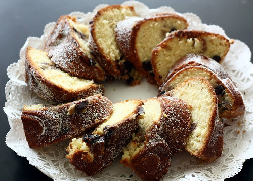 INutty, Chocolaty, Swirly Sour Cream Bundt Cake