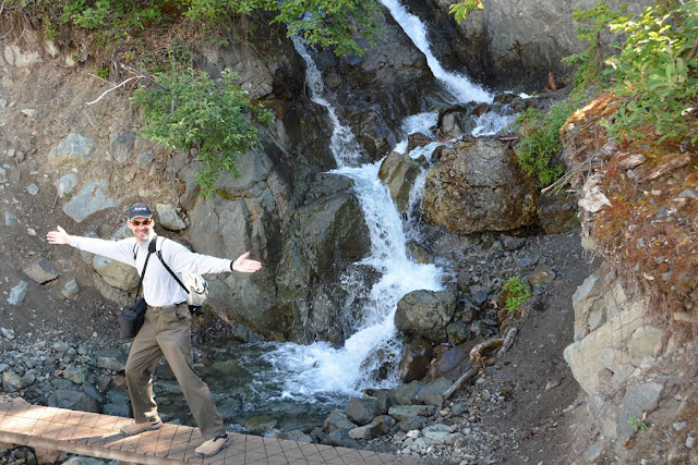Kennicott Glacier waterfall