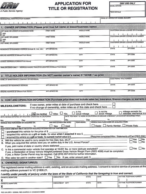 Vehicle Registration Of A Street Rod or Replica Car - Hot Rod Network