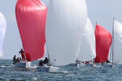J/80s sailing Worlds