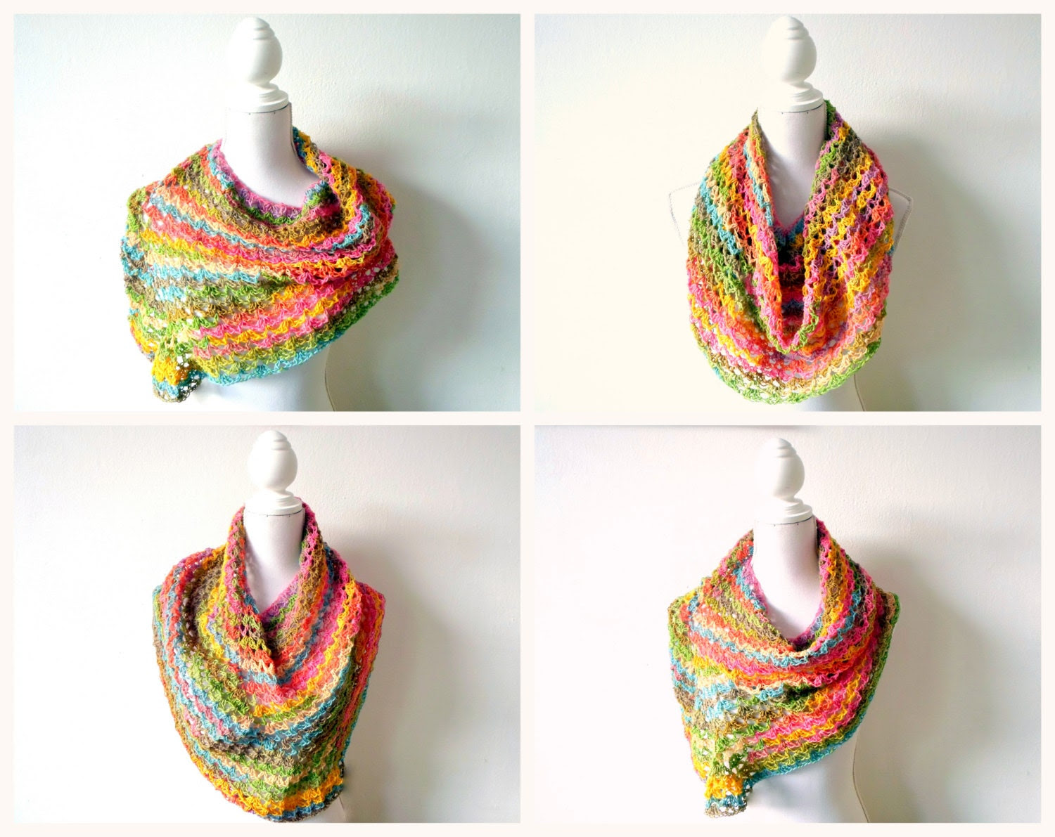 Easy Breezy Ponchette crochet pdf pattern