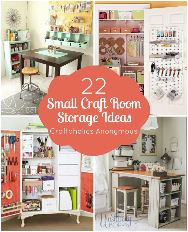 Craftaholics Anonymous Small Craft Room Storage Ideas