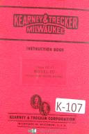 Kearney Trecker Milwaukee No. 2D Rotary Head Milling Instruction Manual