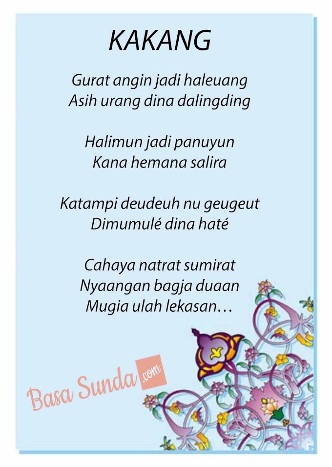 Puisi Bahasa Sunda Lemes