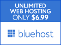 Bluehost Web Hosting $6.95