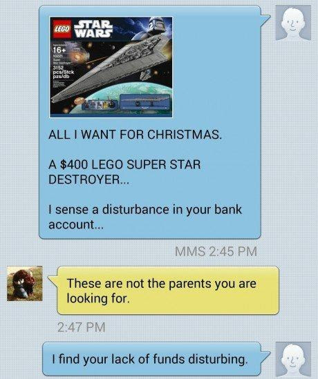 christmas,kids,lego,star wars,parenting,present,text