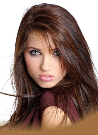 brown hair.