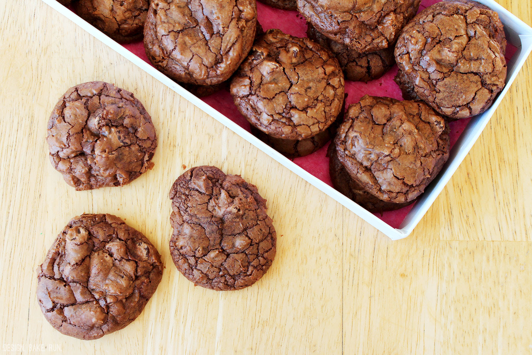 Martha Stewart's Outrageous Chocolate Cookies via design. bake. run.