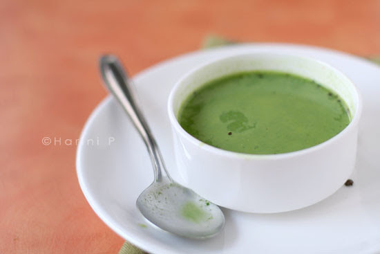 Palak shorba ~ Vegan Spinach Soup