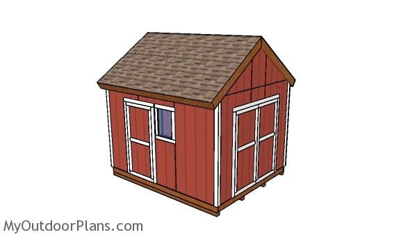 10x12 shed with side porch plans myoutdoorplans free