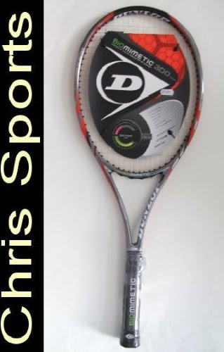 Best Review for Dunlop Biomimetic 300 Tour Tennis Racket - Red/Orange, G4 Grip