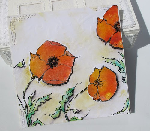 A Day for Daisies poppies notebook
