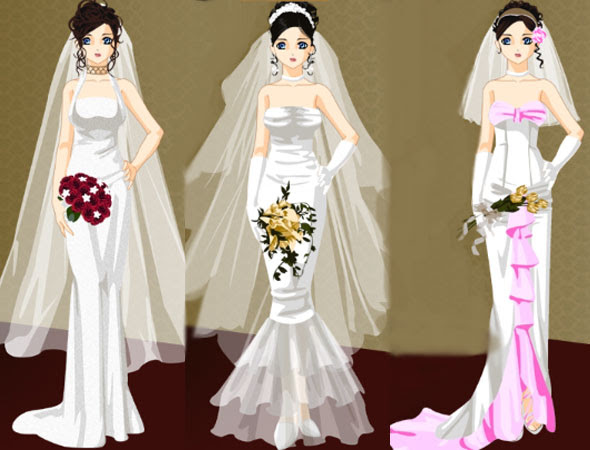 Elegant wedding dresses games