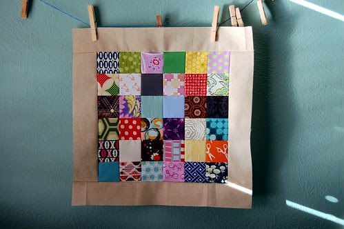 Another postage stamp pillow