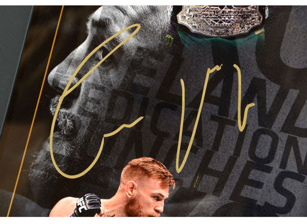 conor-mcgegor-ufc-framed-autograph-with-octagon-pieces-3