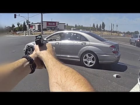Fresno Cop Shoots at Armed Man Who Rammed Ex-Girlfriend’s Car With Child Inside