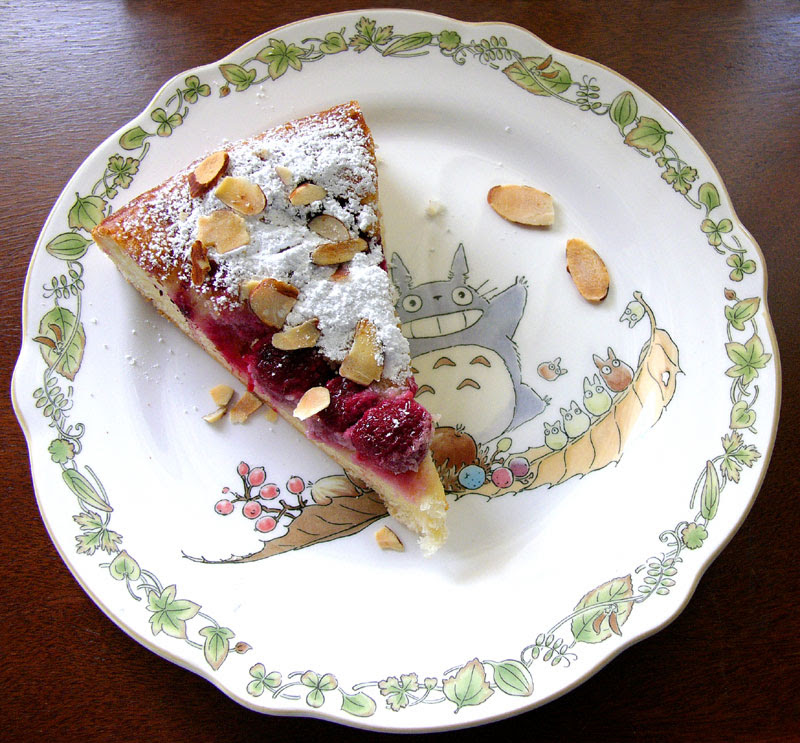 raspberry almond tart