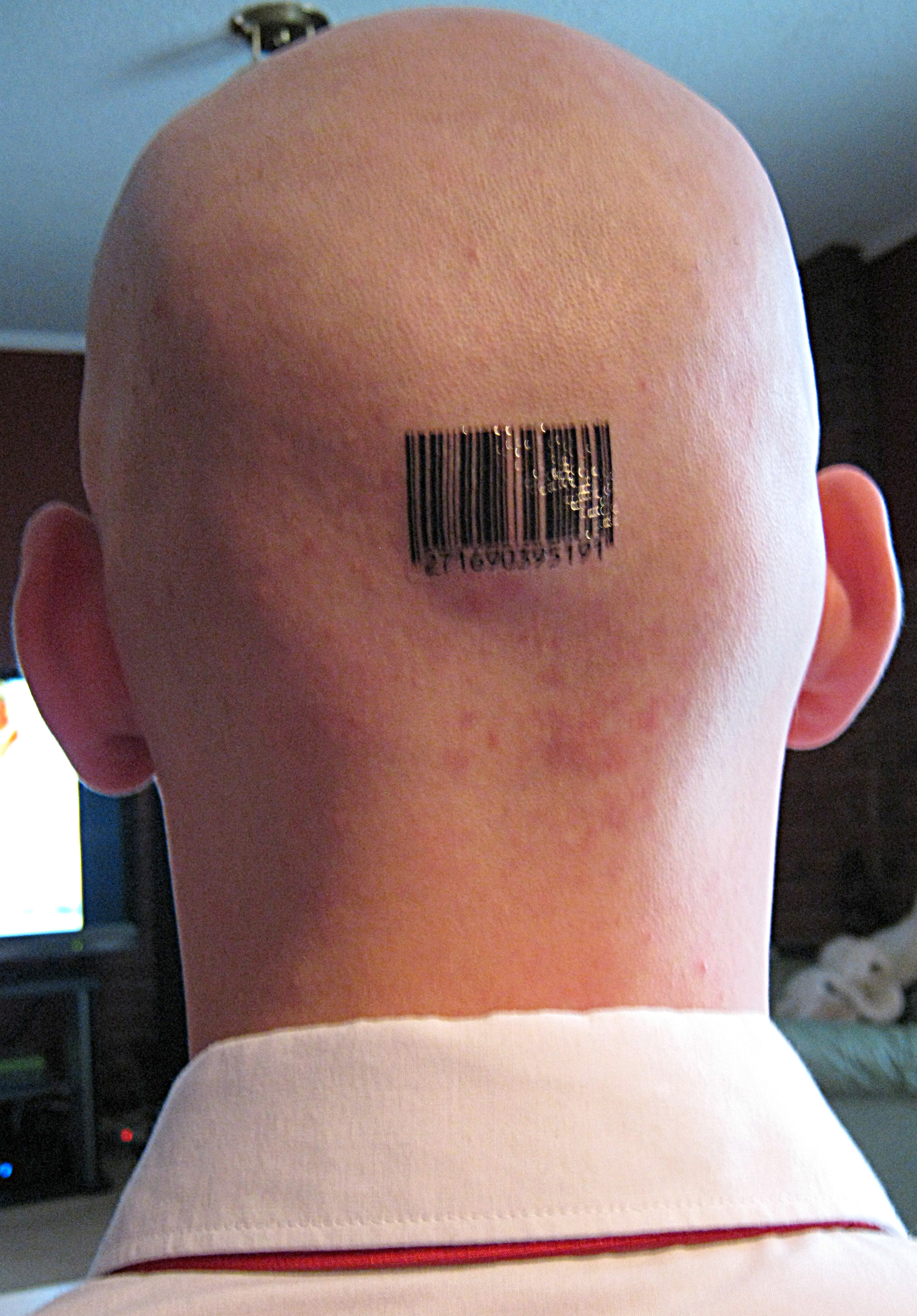 Hitman Barcode Tattoo