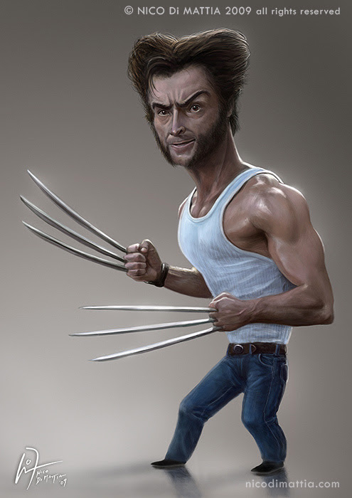 Nicola di Mattia e le sue caricature di personaggi famosi ...