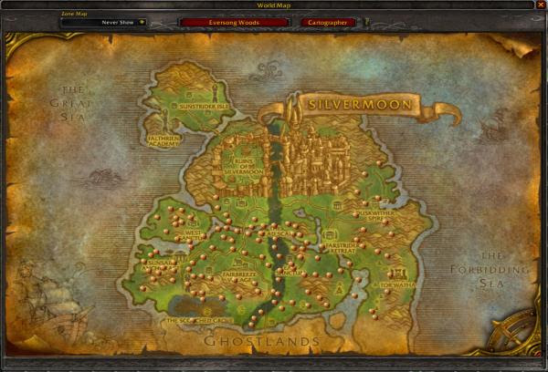 Eversong Woods. Mulgore