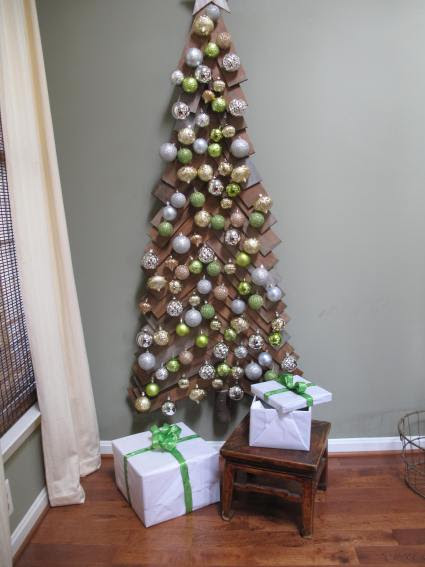6ft Advent Calendar Christmas tree, cedar shingles, wood christmas tree, great for small spaces