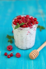 healthy chia breakfast