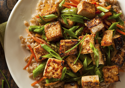 Marinated Tofu Stir Fry