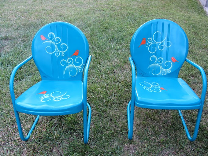 Outdoor Metal Chair Paint