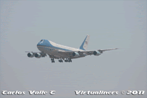 Air Force One en SCEL