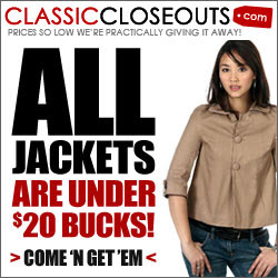 ClassicCloseouts Clearance 90% OFF