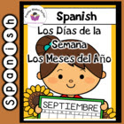 Spanish Days of the Week and Spanish Response Prompt