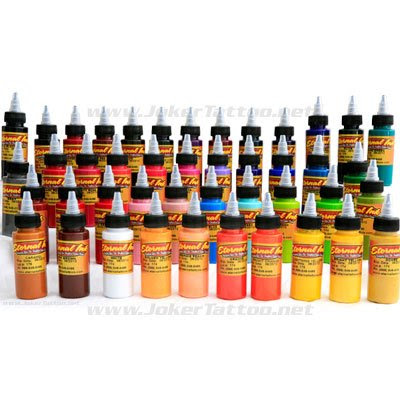 We have Eternal Tattoo Ink 44 Color Set 1oz bottles with