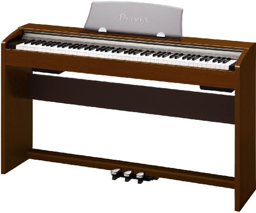 Casio PX-730CHC5 Integrated Piano Stand and High-Quality Metal 3-Pedal Unit